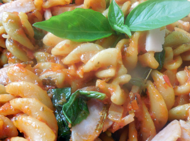 Spirali Pasta with Ham