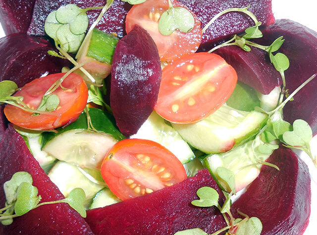 Beetroot and Micro Greens Salad