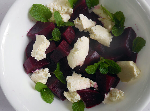 Beetroot with Feta Cheese