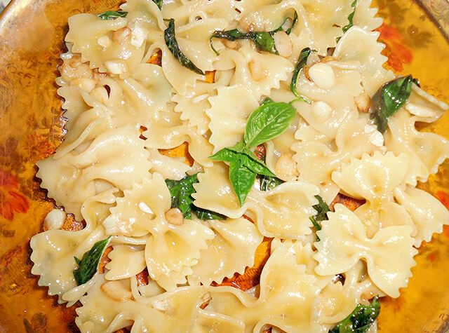 Farfalle with Fresh Basil