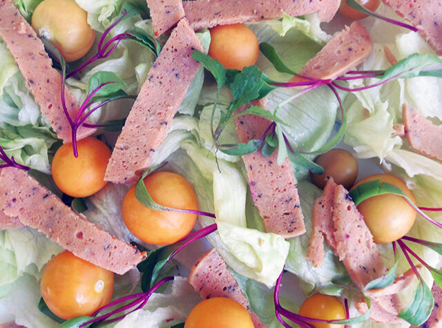Cape Gooseberries & Salami Salad